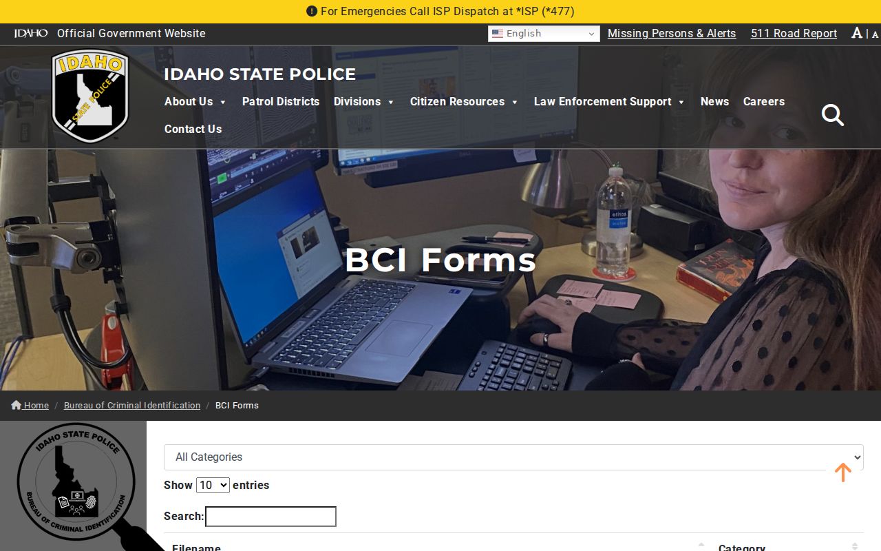 Lewis County criminal history BCI forms and correction resources