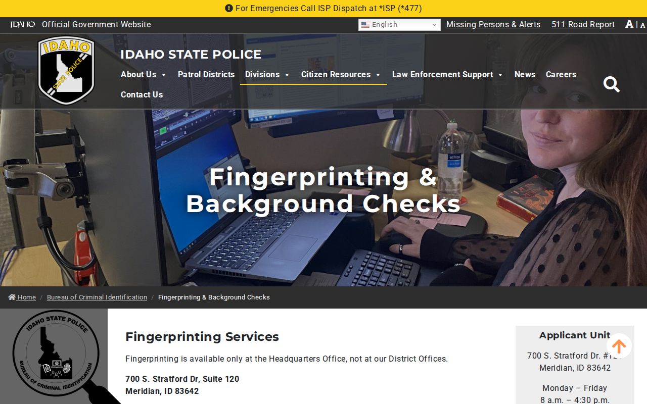 Lewis County official criminal background check fingerprint information